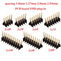 SMD SMT Pitch 1.0mm 1.27mm 2.0mm 2.54mm Double Row Male PIN HEADER Strip Connector 2*2/3/4/5/6/7/8/9/10/11/12/20/25/30-40PIN