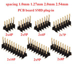 SMD SMT Pitch 1.0mm 1.27mm 2.0mm 2.54mm Double Row Male PIN HEADER Strip Connector 2*2/3/4/5/6/7/8/9/10/11/12/20/25/30-40PIN