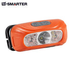 Mini Rechargeable Sensor Headlamp with Powerful COB LED USB Head Flashlight for Fishing Camping - Front Lantern Torch Headlights