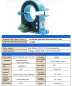 Dc Current Sensor 4 To 20ma Rs485 Hall Open Loop Split Core Transducer 10a 20a 100a 200a 20mm 38mm Hole Dc Current Transmitter