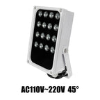 940nm AC110V~220V / 12V DC Outdoor IP66 Invisible Infrared Lights Night Vision IR Fill  Lamp For Security Camera