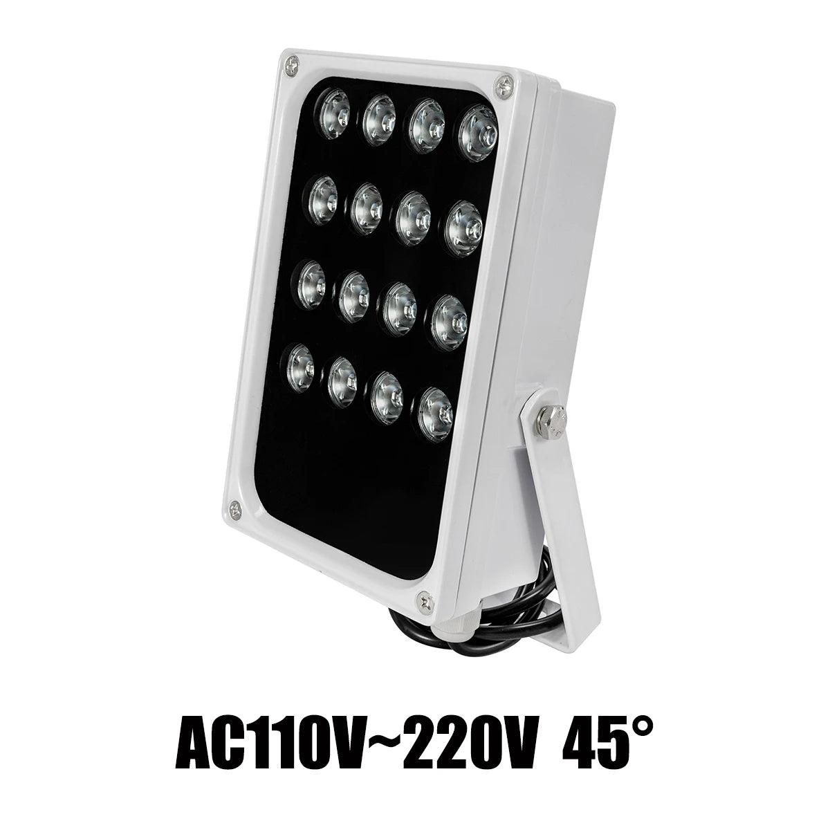 940nm AC110V~220V / 12V DC Outdoor IP66 Invisible Infrared Lights Night Vision IR Fill  Lamp For Security Camera