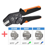 Wire Crimping Plier Jaws Kit for Jst Dupont/VH3.96/Tube/Insulation/Photovoltaic Terminals Crimper Electrical Clamp Hand Tool Set