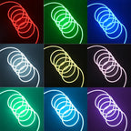 5V Bluetooth RGB LED Neon Strip Light 1M 2M 3M 3AA Battery Box 17Key 24key 44key Remote Control 108Leds/M Waterproof Room Decor