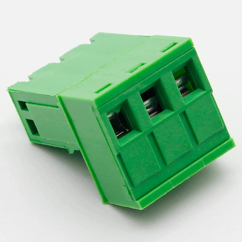10 Sets 3Pin Terminal Plug Type 300V 10A 5.08mm Pitch Connector PCB Screw Terminal Block