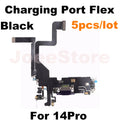 Wholesale Charging Port Flex Cable for iPhone 16 15 14 13 Pro Max USB Dock Charger Connector With Microphone Flex Cable Ribbon