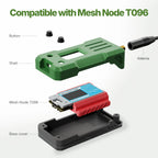 Heltec Mesh Node T096 Case Kit nRF52840 SX1262 LoRa Tracker Ultra-low Power BLE GNSS 28dBm Meshtastic MeshCore Excluded Battery