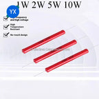 1PCS RI80 High Voltage Resistor 1W 2W 5W 10W 1K 2K 5K 10K 30K 50K 100K 150K 200K 300K 500K 1M 2M 3M 5M 10M 20M 50M Non Inductive