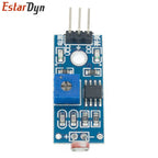 Estardyn 3.3V-5V Photoresistor Light Sensor Module 3Pin LDR Detector for Robot Light Following DIY & Smart Lighting