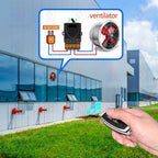RF Wireless Remote Control Light Switch 433Mhz 110V 220V 230V 30A High Power Relay,ON/OFF Transmitter,for Water Pump Lamp Fan