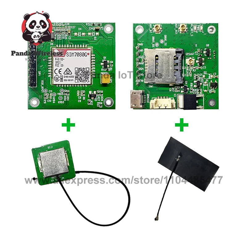 SIMcom SIM7080G Core Board Development Multi-Band CAT-M NB-IoT module SMT for metering asset tracking remote monitoring E-health