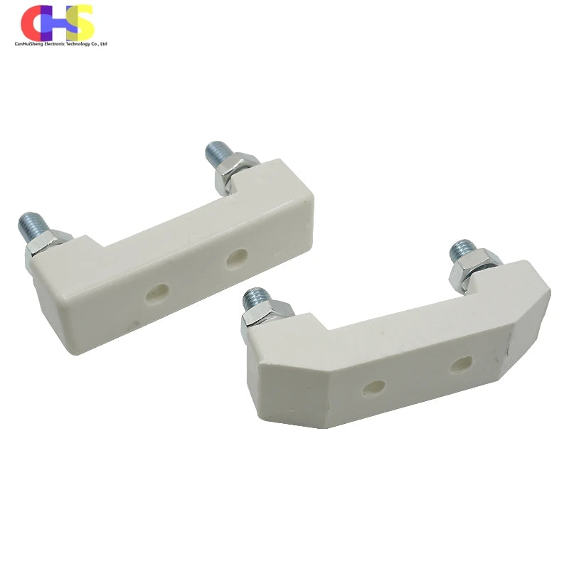 1Set Ceramics ANL Bolt-down Fuse Holder With 30A 50A 60A 80A 100A 150A 200A 300A 400A 500A 600A Fuse For Car Audio Power System