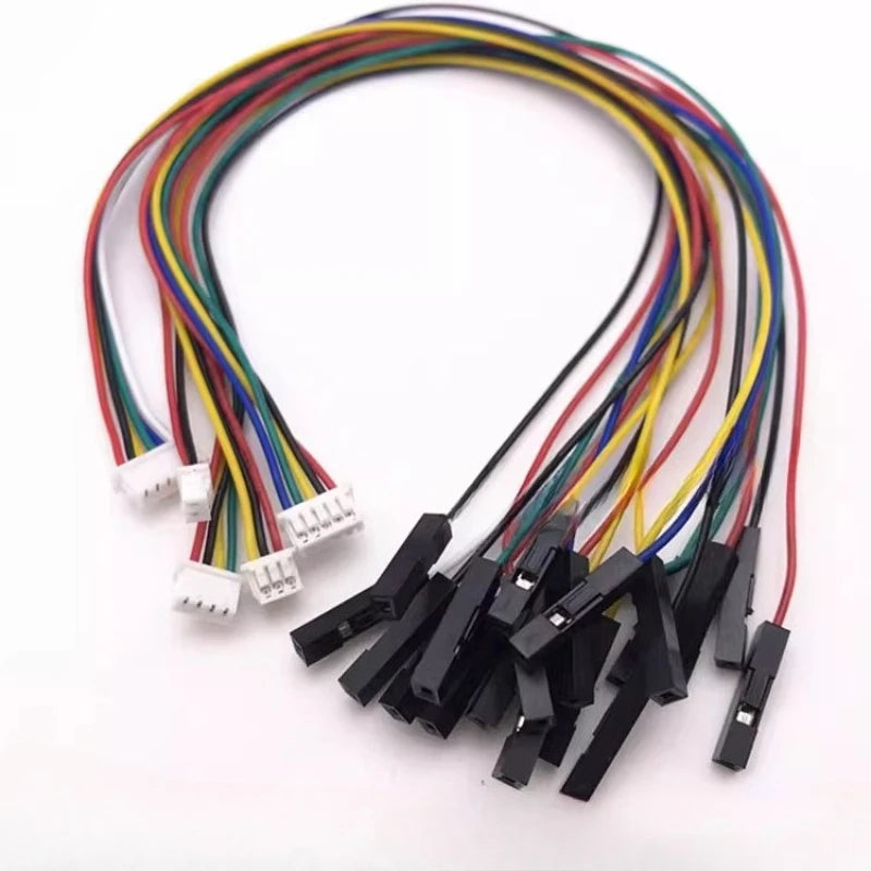 5PC MX 1.25mm Spacing to Du Bang 1P Cable 20/30cm Male Female 2P/3P/4P/5P/6P Board Connection Wire 1 Drag 4 Sensor Terminal Wire