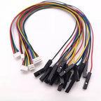 5PC MX 1.25mm Spacing to Du Bang 1P Cable 20/30cm Male Female 2P/3P/4P/5P/6P Board Connection Wire 1 Drag 4 Sensor Terminal Wire