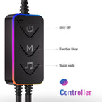 1-12 RGB TuYa WIFI Bluetooth LED Hexagon Lamps Indoor Wall Light APP Control Night Light For Computer Game Bedroom Decoration