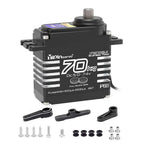 70KG 60KG 55KG Brushless Servos Magnetic Induct 8.4V Steel Helical Gear Servos Motor 25T Metal Servo Arm For 1/8 1/10 RC Car