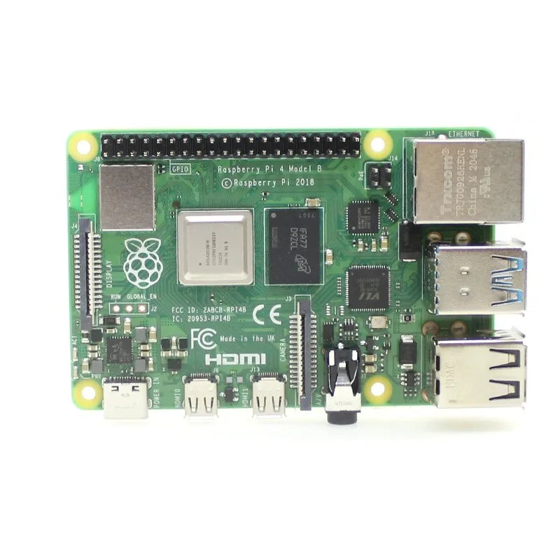 Raspberry Pi 4B Made in UK 1GB 2GB 4GB 8GB Raspberry Pi 4B Development Board Module Programming AI Starter Kit Python