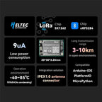 H ELTEC AUTOMATION HT-N5262M Meshtastic Tracker Mesh Node Lorawan NRF52840 SX1262 Lora BLE For Arduino Low Power IOT,