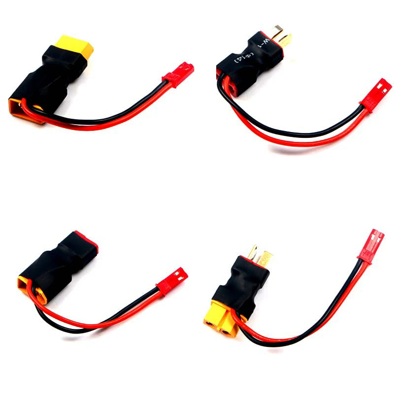 1/3/5PCS XT60 T Plug Female to Male JST Female Adapter For RC Helicopter Quadcopter LiPo Battery Plug Connector