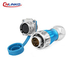 CNLINKO M24 Waterproof Circular Aviation Connector GEN3 10/12/19/24P Metal Shell Male/Female for Industrial & Medical Equipment