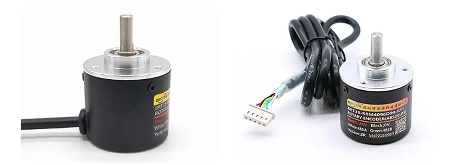 Rotary Absolute Encoder Magnetic Single Multiturn Angle Sensor CAN RS485 Power Off Memory High Precision Durable Versatile