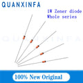 50PCS 1W Zener Diode DO41 3V 3V3 3V6 3V9 4V3 4V7 5V1 5V6 6V2 6V8 7V5 8V2 9V1 10V 11V 12V 13V 15V 16V 18V 20V 22V 1N4733 1N4746