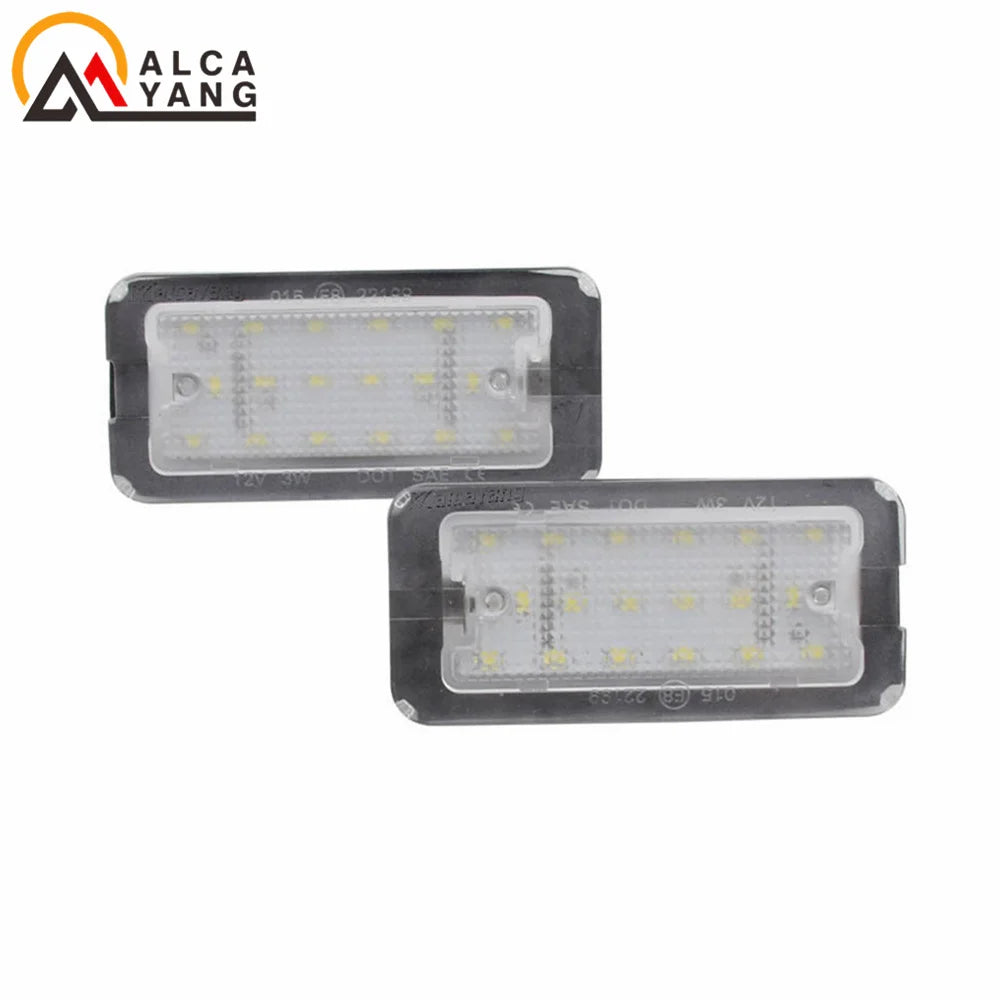 2x Fits For Fiat 500 / Abarth 500 2007-2020 CANbus Xenon White Led Number License Plate Lights