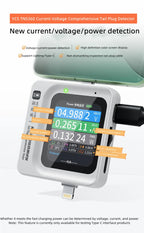 YCS TNS360 Tail Plug Detector Type-C Lighting Interface Quickly Read Detection Data for Mobile Phone Laptop Tail Plug Detection