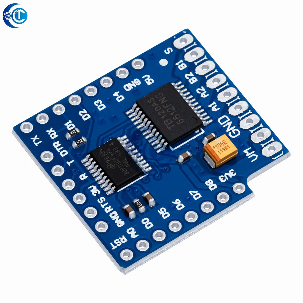 for WeMos D1 Mini Motor Driver Shield Set: TB6612FNG I2C Dual Motor Controller with Serial Potentiometer