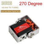 15/20/25/30/35kg Metal Digital Servo 4.8-8.4V 180/270 Degree Dual-Axis Servo Brushed Motor Angle Control for Robots RC Cars