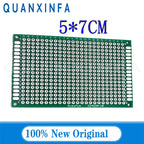 1-5PCS 6x8 5x7 4x6 3x7 2x8cm Hole plate General printed circuit board double-sided tinspray plate universal board 8*12CM 9*15CM