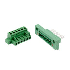 Pluggable Through-Wall Green Terminal Block 2EDGWB-5.08MM With Screw Fixed Panel 2P3P4P-12P