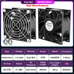 1PCS EC Brushlee Fan 6025/8025/9225/12025/12038/12032 AC 110V 115V 120V 220V 240V Cooling Cooler Fan