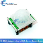 HC-SR501 Adjust IR Pyroelectric Infrared PIR Motion Sensor Detector Module Motion Sensor Detector Module HC SR501 Bracket