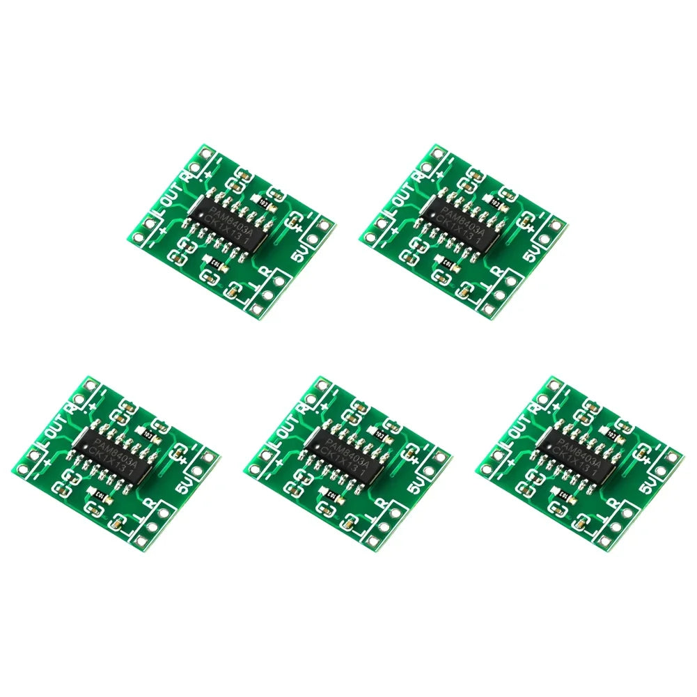 20-1pcs 2.5V To 5V Mini PAM8403 Power Amplifier Board 2 Channels 3W Class D Audio Speaker Sound Amplifier Board For Arduino