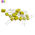 20pcs 100V Correction Capacitor 1nF 2.2nF 4.7nF 10nF 22nF 47nF 100nF 104K 0.1uF 220nF 470nF 1uF Polypropylene Film Capacitance
