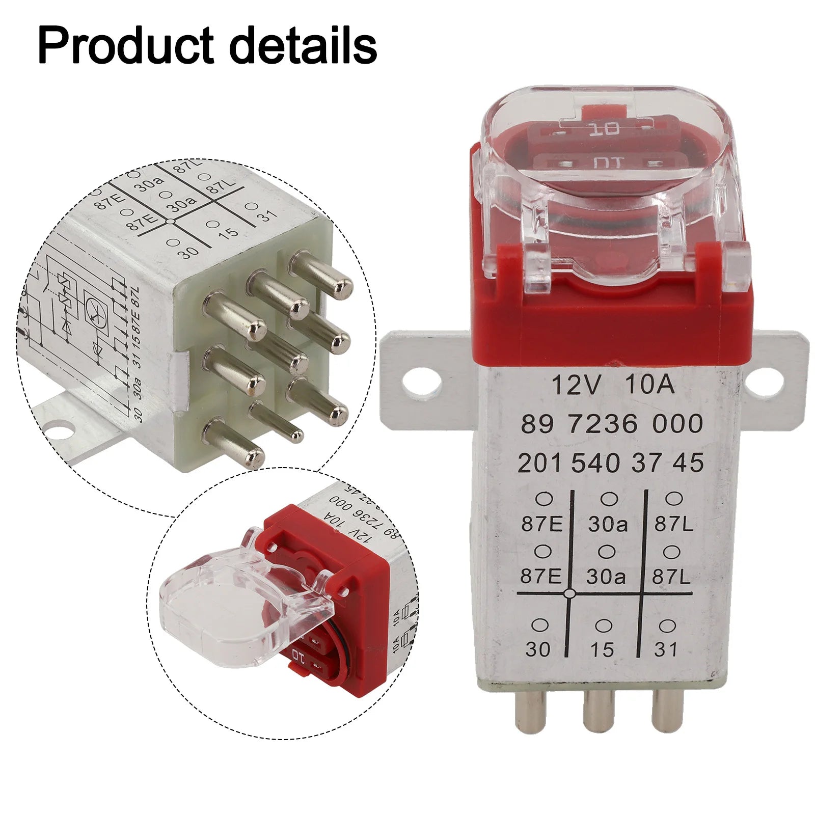 Overload For Protection Relay for Mercedes W201 W124 W126 1984-1997 OEM 2015403745 Direct Fit Automotive Electrical Unit