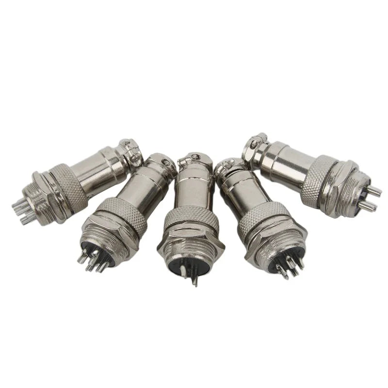 GX12 GX16 GX20 2/3/4/5/6/7/8/9/10 Pin Male Female Butting Wire Cable Circular Aviation Socket Plug Panel Connector Dropshipping