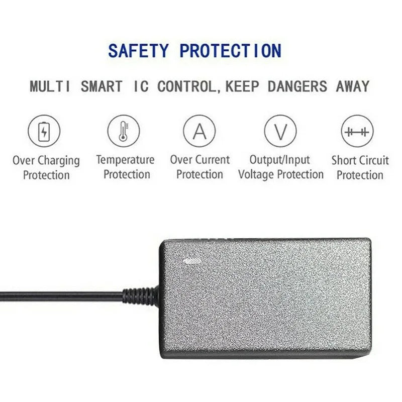 21V 1A 18650 Lithium Battery Charger For 21V 18V EU/US Plug Screwdriver Wrench Li-ion Battery Pack Dc5.5mm*2.1mm 2.5mm Input