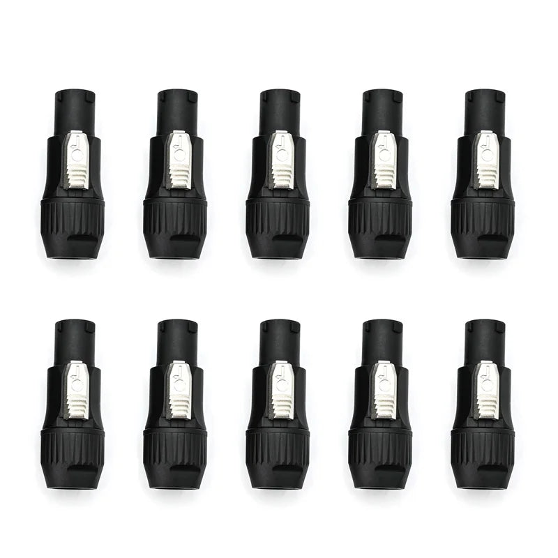 10pcs Waterproof Powercon True Power Connector Outdoor Male Female Plug Socket Twist Lock AC Connector for DJ Par Light Led Bar