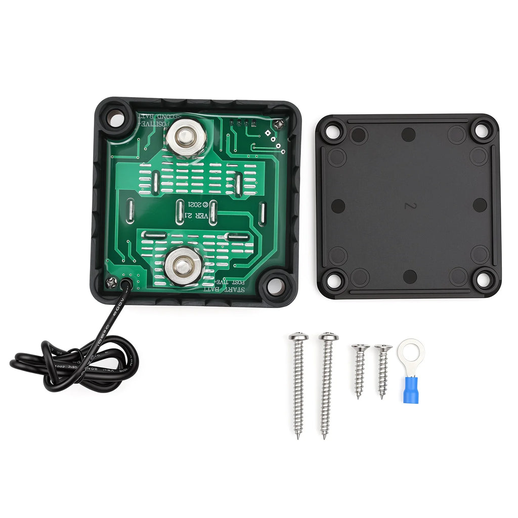 Smart Dual Battery Smart Isolator 12V 140A Digital Voltage Sensitive Relay VSR Split Charge For Camper Car RV