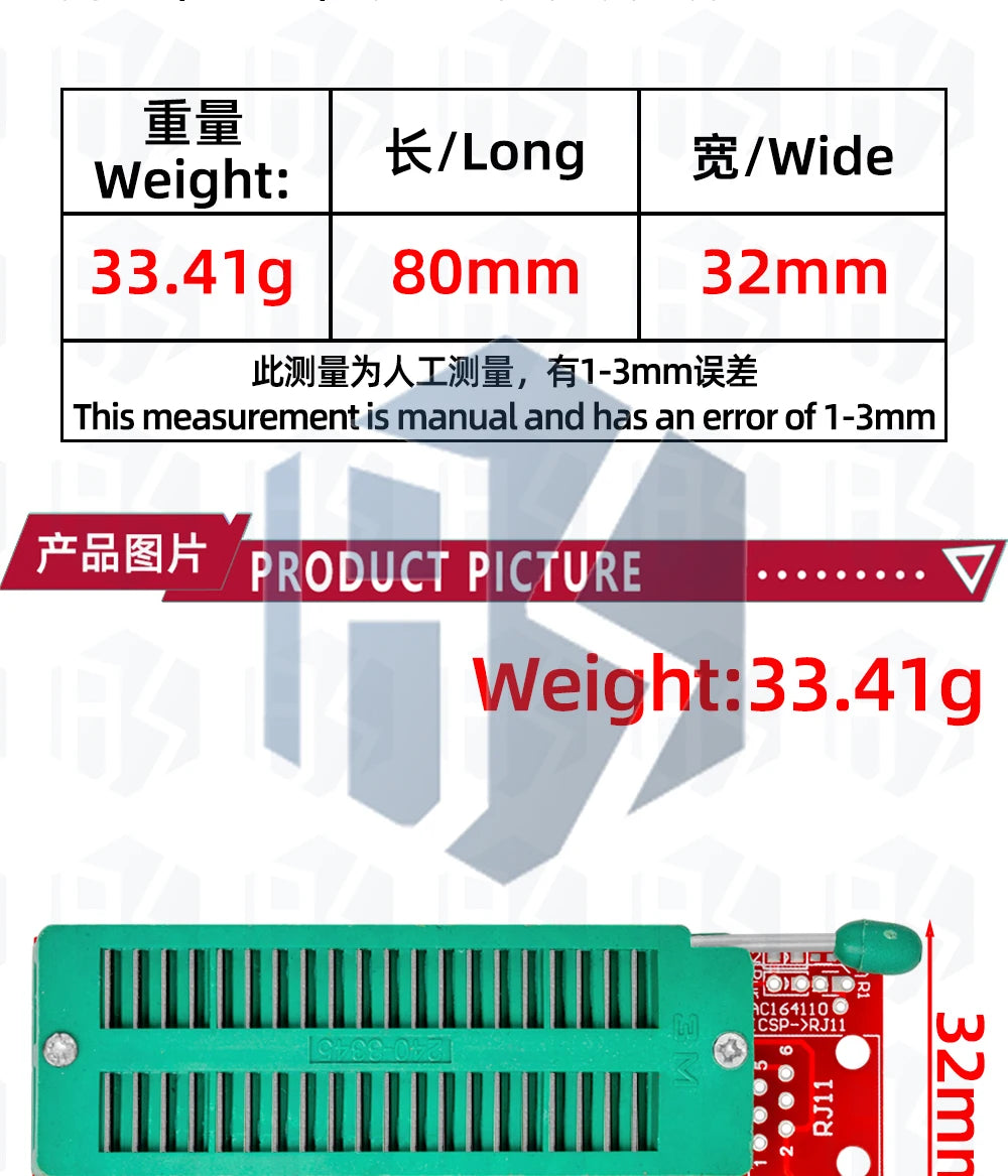 PICKIT3 PIC KIT3 PICKIT 3.5 Programmer Offline Programming PIC Microcontroller Chip +PIC Programmer adapter seat