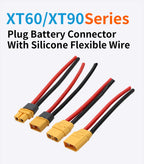 OMCH XT60 12/14AWG XT90 10AWG Male Female Plug Battery Connector With Silicone Wire Cable For RC Airplane Lipo Battery Drone Car