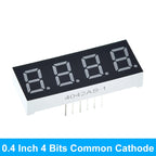 TZT 0.28/0.36/0.4/0.56 inch LED display 7 Segment 1/ 2 / 3 / 4 Bit Digit Tube Red Common Cathode / Anode Digital led 7segment