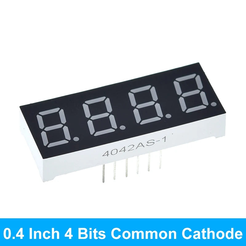 TZT 0.28/0.36/0.4/0.56 inch LED display 7 Segment 1/ 2 / 3 / 4 Bit Digit Tube Red Common Cathode / Anode Digital led 7segment