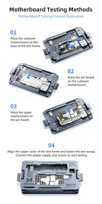 QIANLI ISocket Motherboard Middle Layer Test Stand for IPhone 16E X-16 Logic Board Function Diagnostic Double-deck Repair Tools