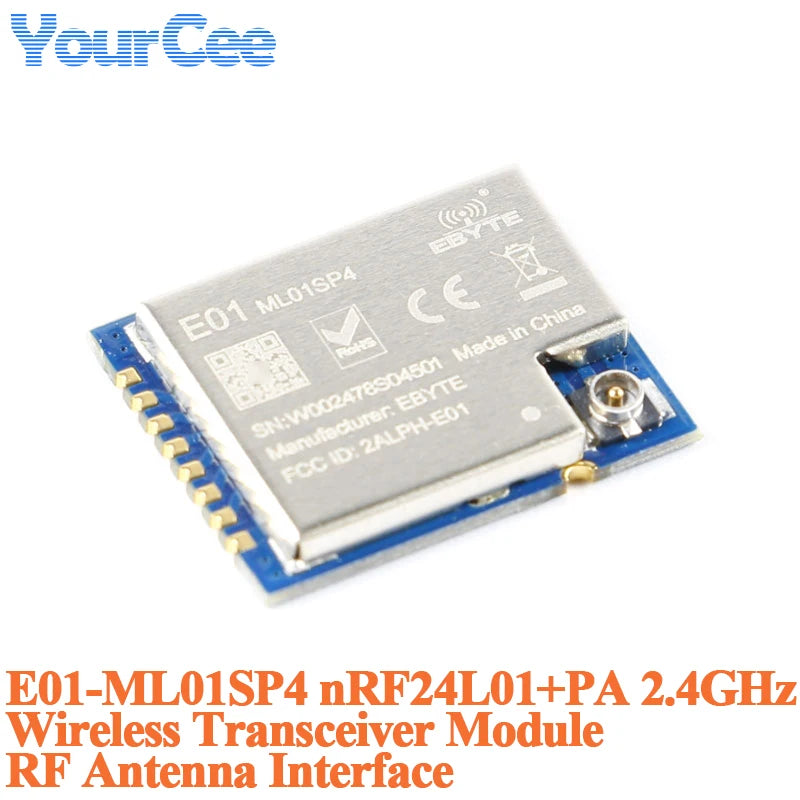 5pcs/1pc E01-2G4M27D E01-ML01DP5 E01-2G4M27SX NRF24L01P NRF24L01 PA LNA Long Range 2.4GHz SPI DIP IoT Wifi Wireless Module