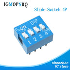 10pcs Slide Type DIP Switch Module 1 2 3 4 5 6 7 8 PIN 2.54mm Position Way DIP Blue Pitch Blue Snap Switch Dial Switch