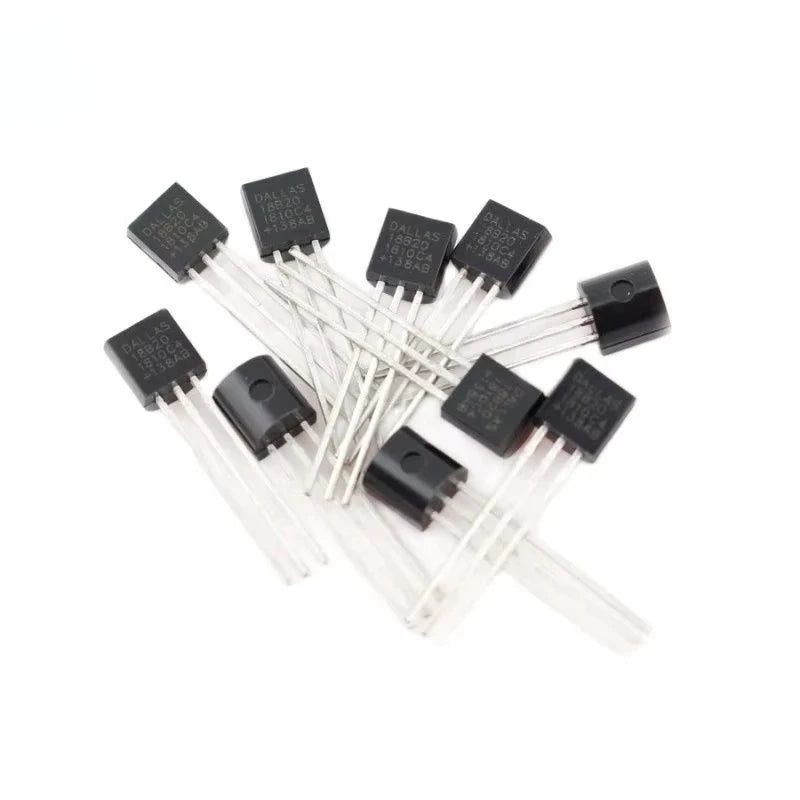 5/10PCS DS18B20 Temperature Sensor DS 18B20 TO-92 Programmable Digital Thermometer Sensors Chip for Arduino IC Accessory