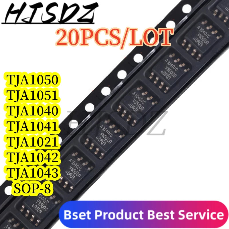 【 20PCS/LOT】TJA1050 TJA1051 TJA1040 TJA1041 TJA1021 TJA1042 TJA1043 SOP-8 In Stock